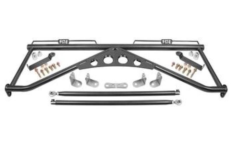 Ford Mustang Harness Bars - BMR Suspension - BMR HB760 - Black Hammertone - `15-`24